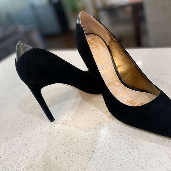 Sam Edelman black suede pump - Picture 2 of 8